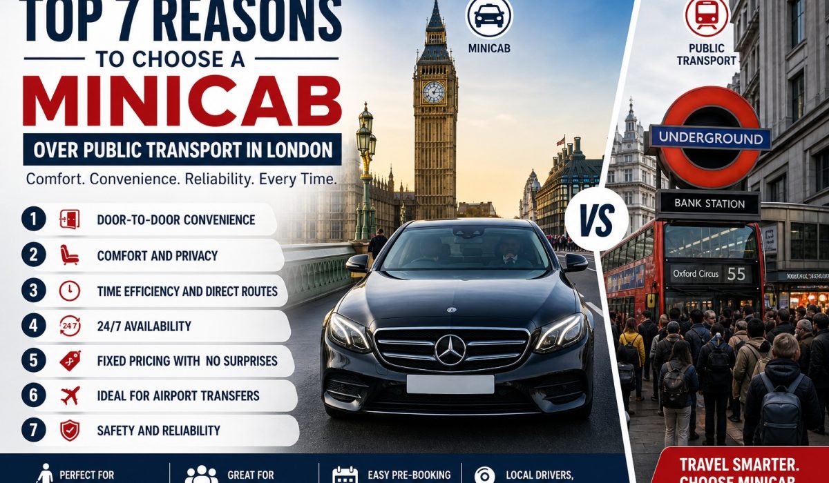 Top 7 Reasons to Choose a Minicab Over Public Transport in London